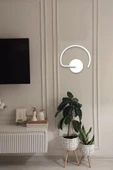 LEGACY  Gigi Aplik Modern Tasarım Beyaz Renk - Gün Işığı Ledli Banyo - Mutfak - Salon Led Duvar Aplik - 1