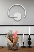 LEGACY  Gigi Aplik Modern Tasarım Beyaz Renk - Gün Işığı Ledli Banyo - Mutfak - Salon Led Duvar Aplik - 4