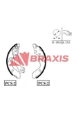 BRAXIS Arka Fren Balatası Pabuc Kampana Genıs Tıp Hyundaı Hyundaı Accent 1.3 1.5. 1.6 2000-2005 Excel 1990- - 1