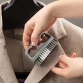 Tutamaçlı Plastik Pratik Tırnak ve Kıyafet Yaka Temizlik Fırçası- TP-113 - 4