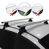 FA OTOMOTİV Hyundai Santa Fe 2 2006 - 2012 Model Arası Uyumlu Ara Atkı Tavan Barı Trophy Gri thumbnail 3