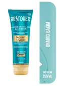 Restorex Keratin & Argan Onarıcı Saç Bakım Kremi 250 Ml - 1