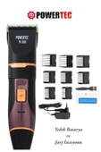 Powertec TR 3200 Çift Bataryalı Saç Kesme Makinesi - 1