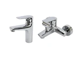 Creavit Liva İkili Lavabo ve Banyo Bataryası Seti LV1500+LV2500 - 1