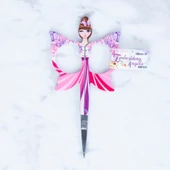 Loren  Modelli Desenli Makas Pembe - B4816. - 1