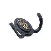 Seçil Askı Siyah 5 Adet Dolap Askılık Askılığı Duvar Vestiyer Banyo Mutfak Elbise Kıyafet Askısı thumbnail 6