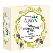 Softem Doğal Üzüm Çekirdeği Yağlı Q10 Sabun - 1