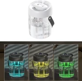 QASUL 2L Çift Sprey Dijital Göstergeli Hava Nemlendirici İle Uçucu Yağ Difrözü Ve USB Gece Lambası - 8