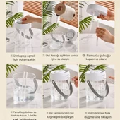 QASUL 2L Çift Sprey Dijital Göstergeli Hava Nemlendirici İle Uçucu Yağ Difrözü Ve USB Gece Lambası - 6