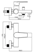 Creavit sr2510 Sharp Banyo Armatürü - 2