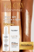 Dermaderm Glow ve Shimmer Simli Güneş Kremi Spf 50 100 GR - 4