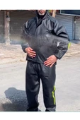 Elzem  Motorcu Yağmurluk Pvc Alt Üst Takım %100 Su Geçirmez Garantili - 5