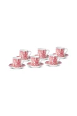 Karaca Red Velvet 6 Kişilik Kahve Fincanı 90 ml - 5