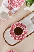 Karaca Red Velvet 6 Kişilik Kahve Fincanı 90 ml - 3