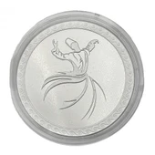 AgaKulche 1 Ons Mevlana 2024 Gümüş Sikke Coin - 3