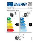 Milestone 205/50 ZR17 TL 93W REINF. CARMILE SPORT Yaz Lastiği (Üretim Tarihi:2025) thumbnail 2