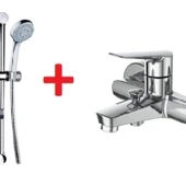 Creavit Sürgülü Duş Seti Takımı Sh415+bv2500 - 1