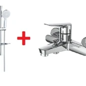 Creavit Sürgülü Duş Seti Takımı Sh453+bv2500 - 1