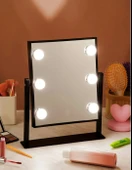 Naturalove 6 LED'li Kulis Makyaj Aynası 3 Farklı LED Rengiyle - 1