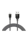 Anker Powerline+ Micro USB Örgülü  Şarj/Data Kablosu 1.8 Metre- Gri - 1