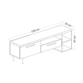 Parion Tv Ünitesi Traverten/Gold - 5