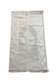 Osmanlı Şönil Seccade - Beyaz - 1