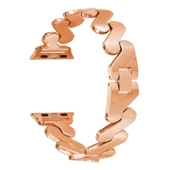 ​​​Apple Watch 7 8  41mm Kordon Krd-80 Metal Bilezik Strap Kayış - 9