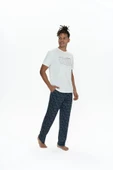 U.S. Polo Assn. Erkek 3'lü %100 Pamuk Pijama Takımı - 12