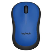 Logitech M220 Sessiz Kompakt Kablosuz Mouse - Mavi - 1