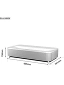 Epson EH-LS800W 4000 Lümen Beyaz Süper Ultra Kısa Mesafe Android Lazer 4K Projeksiyon Cihazı - 5