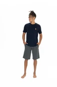 U.S. Polo Assn. Erkek Yuvarlak Yaka Pijama Şort Takım - 1