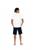 U.S. Polo Assn. Erkek Alt Üst Yuvarlak Yaka Pijama Şort Takımı - 7
