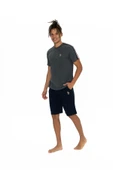 U.S. Polo Assn. Erkek Yuvarlak Yaka Pijama Şort Takım - 5