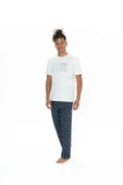U.S. Polo Assn. Erkek 3'lü %100 Pamuk Pijama Takımı - 8