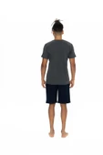 U.S. Polo Assn. Erkek Yuvarlak Yaka Pijama Şort Takım - 7