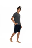 U.S. Polo Assn. Erkek Yuvarlak Yaka Pijama Şort Takım - 6