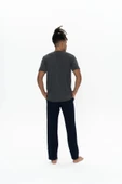 U.S. Polo Assn. Erkek Battal Boy Düğmeli Pijama Takım - 4