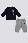 U.S. Polo Assn Çıtçıtlı Uspa Baskı Bebek 2 Li Takım - 1
