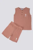 Bebek Sıfır Kol Tshirt Takım - 2