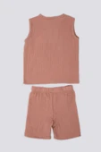 Bebek Sıfır Kol Tshirt Takım - 3