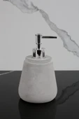 Mermer Desenli Tuvalet Banyo Mutfak Beton Sıvı Sabunluk - 1
