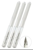 Beyaz İmza Kalemi 3 Adet Uniball Signo Broad 1.0 mm Roller Pilot Kalem Um-153 Yaldızlı Davetiye Kalemi Mürekkepli thumbnail 1