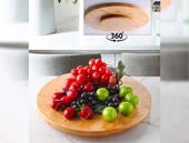 Mien Dönebilen Bambu Sunumluk 33 cm 564 - 1