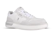 Erkek Sneaker - Beyaz, Nubuk Deri - 1