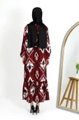 DESENLİ BÜRÜMCÜK ELBİSE - 4
