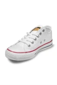 Kadın Sneaker - Beyaz, Tekstil - 2