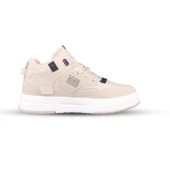 Kadın Sneaker - Bej, Bilek Boy - 1