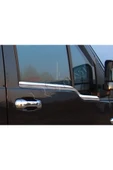BRSPLAST  Ford Connect Uyumlu 2003-2014 Krom Cam Çıtası 4 Parça Paslanmaz Çelik - 1