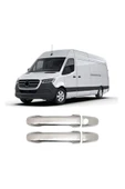 BRSPLAST  Mercedes Sprinter W907 Uyumlu 2019 Ve Üzeri Krom Kapı Kolu 2 Kapı Paslanmaz Çelik - 1