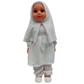 Tesettürlü Dua Eden Meryem Bebek - Beyaz - 1